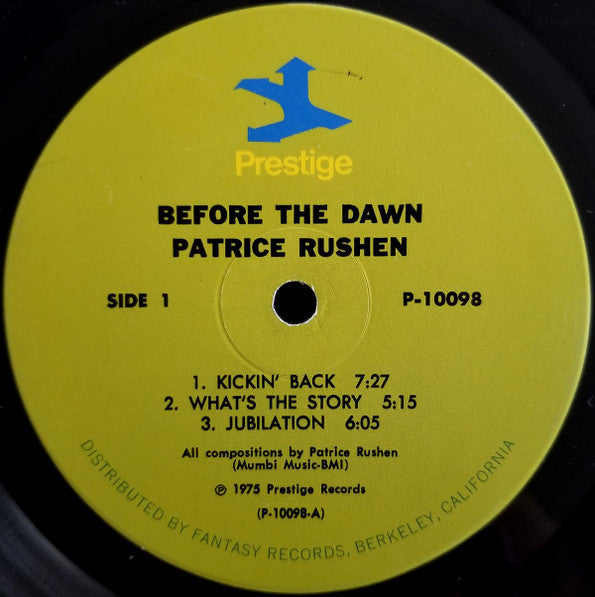 Patrice Rushen – Before The Dawn LP vinyl record, image 3 of 4