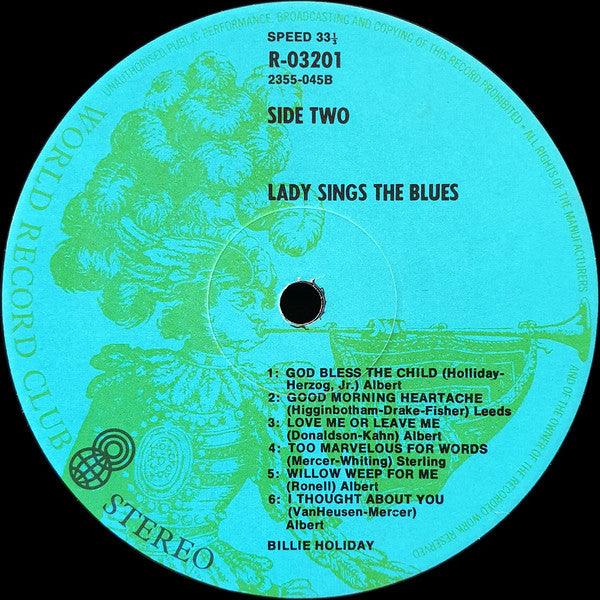 Billie Holiday – Lady Sings The Blues LP vinyl record, image 4 of 4