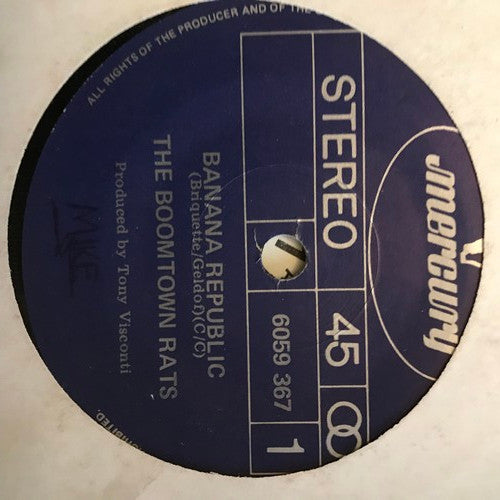 The Boomtown Rats – Banana Republic 7" vinyl record, image 3 of 4