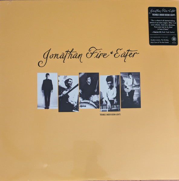 Jonathan Fire*Eater – Tremble Under Boom Lights LP vinyl record, image 8 of 8