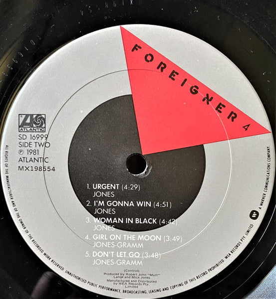 Foreigner – 4 LP vinyl record, image 4 of 7