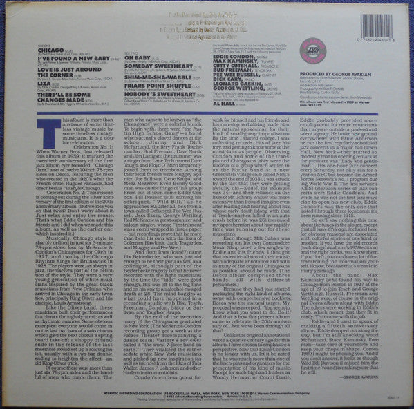 Eddie Condon – That Toddlin' Town LP vinyl record, image 2 of 4