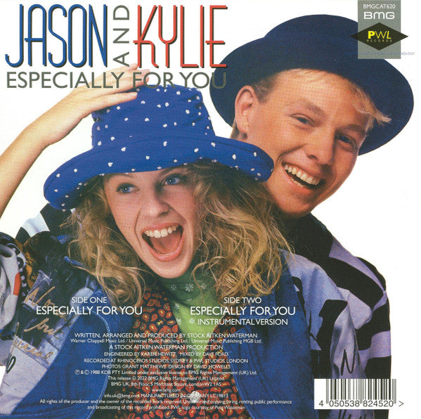 Kylie Minogue, Jason Donovan – Especially For You 7" vinyl record, image 2 of 4