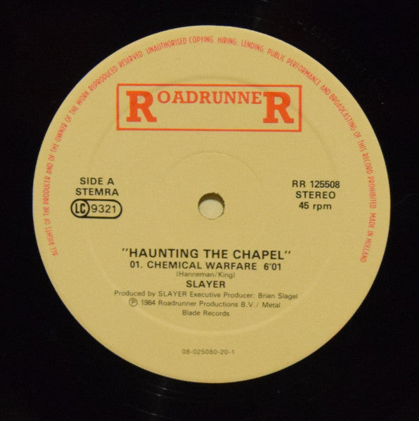 Slayer – Haunting The Chapel 12" vinyl record, image 3 of 4