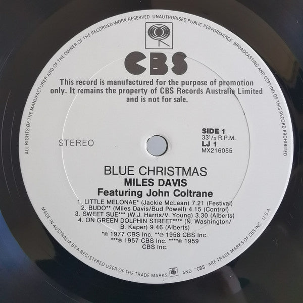 Miles Davis – Blue Christmas LP vinyl record, image 3 of 4