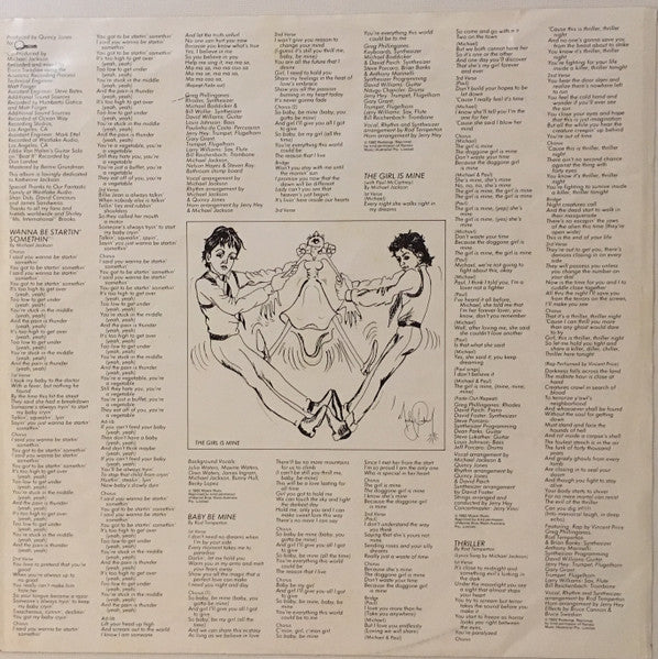 Michael Jackson – Thriller LP vinyl record, image 4 of 7