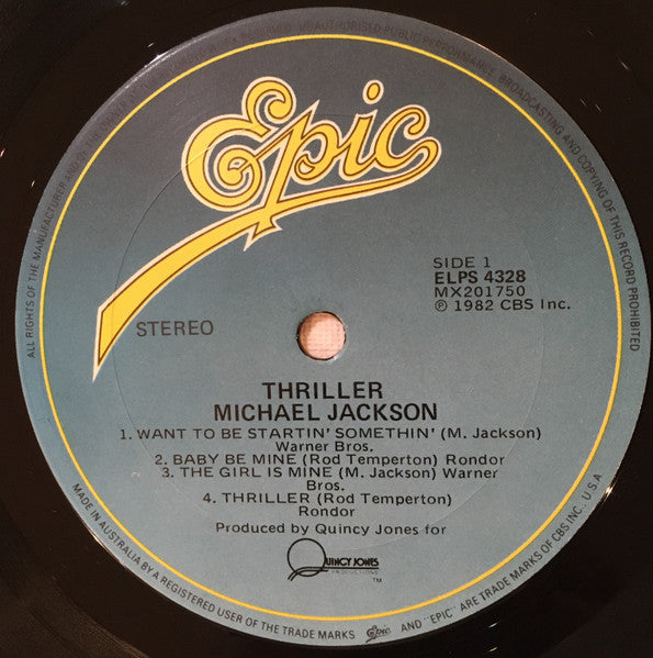 Michael Jackson – Thriller LP vinyl record, image 6 of 7