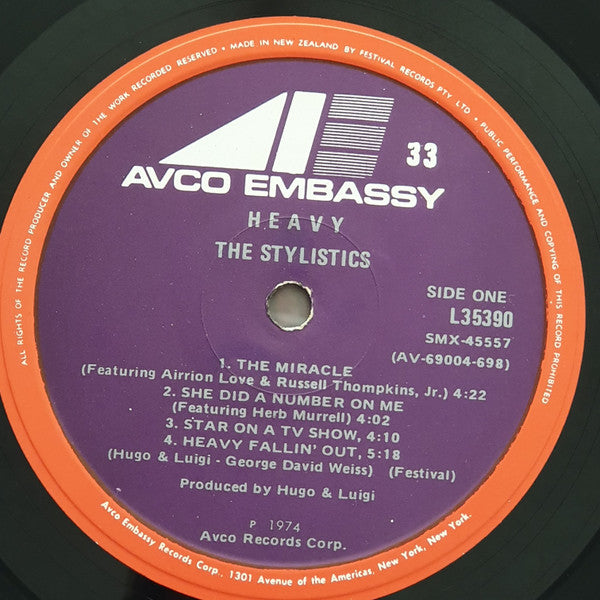 The Stylistics – Heavy LP vinyl record, image 3 of 4