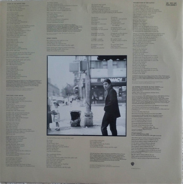 Paul Simon – The Rhythm Of The Saints LP vinyl record, image 6 of 7