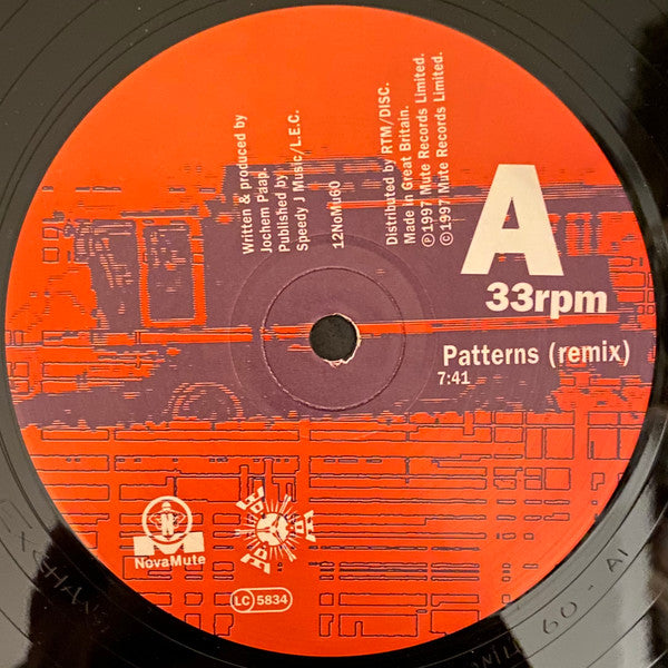 Speedy J – Patterns (Remix) 12" vinyl record, image 3 of 8