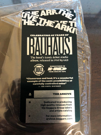 Bauhaus – In The Flat Field LP vinyl record, image 4 of 4