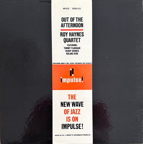 Roy Haynes Quartet – Out Of The Afternoon LP vinyl record, image 4 of 9