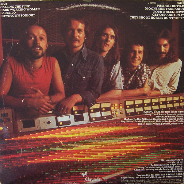 Racing Cars – Downtown Tonight LP vinyl record, image 2 of 2