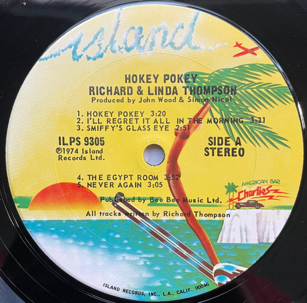 Richard & Linda Thompson – Hokey Pokey LP vinyl record, image 5 of 6