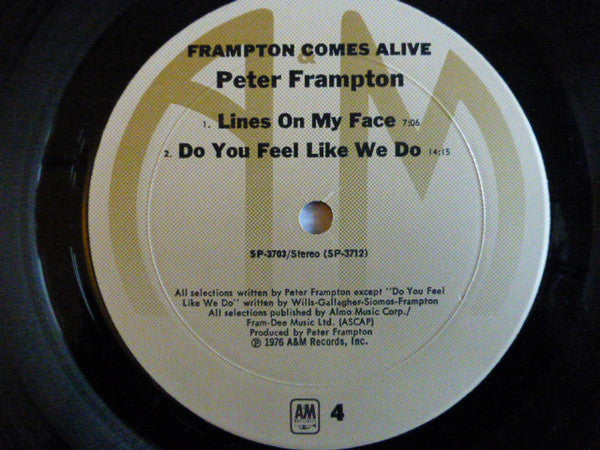 Peter Frampton – Frampton Comes Alive! (2xLP) LP vinyl record, image 10 of 10