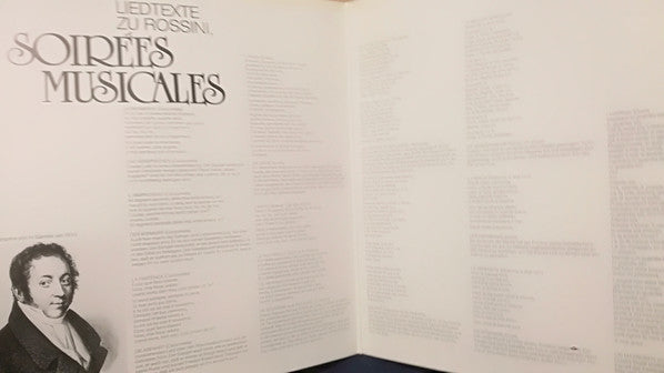 Gioacchino Rossini, Renata Scotto – Soirèes Musicales LP vinyl record, image 4 of 4