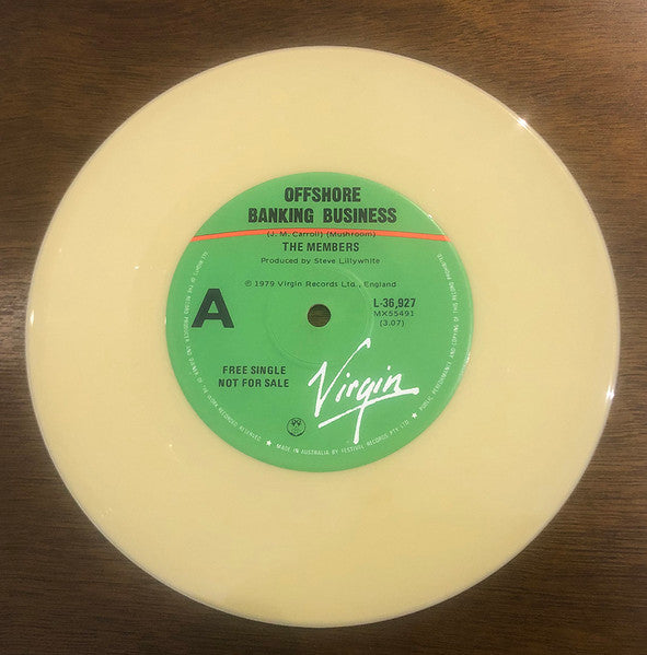 The Members – Offshore Banking Business 7" vinyl record, image 1 of 2