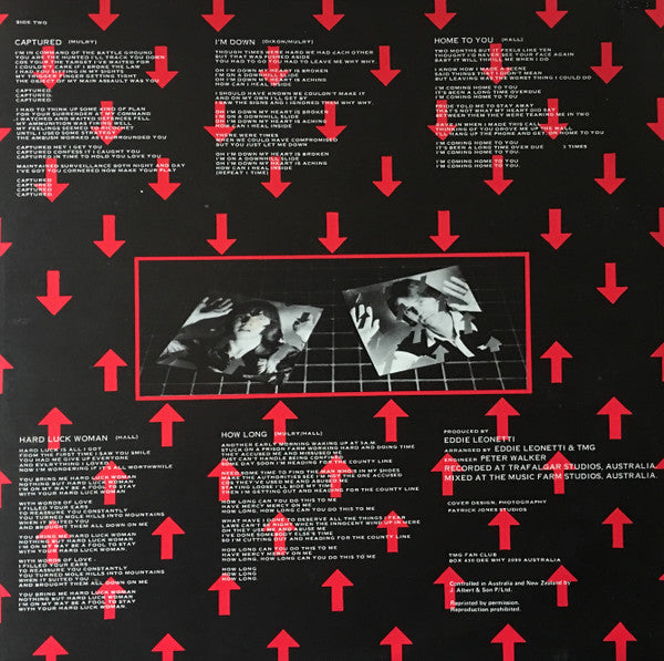 Ted Mulry Gang – Locked In LP vinyl record, image 6 of 6
