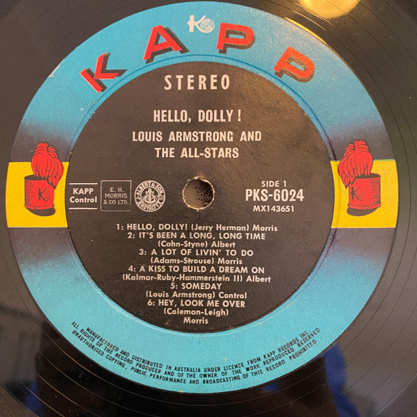 Louis Armstrong – Hello, Dolly! LP vinyl record, image 3 of 4