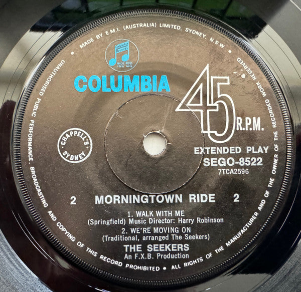 The Seekers – Morningtown Ride 7" vinyl record, image 4 of 4