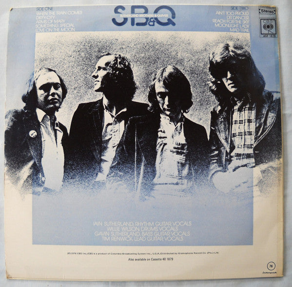 Sutherland Brothers, Quiver – Reach For The Sky LP vinyl record, image 2 of 4
