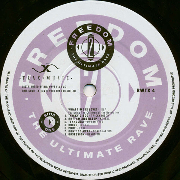 Various – Freedom Two - The Ultimate Rave (2xLP) LP vinyl record, image 4 of 7