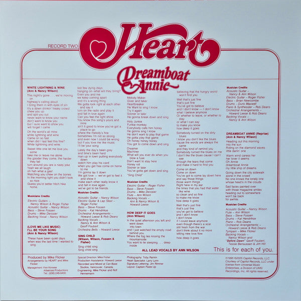 Heart – Dreamboat Annie (2xLP) LP vinyl record, image 5 of 10