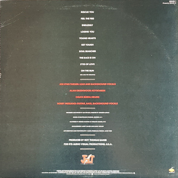 Joe Lynn Turner – Rescue You LP vinyl record, image 2 of 7