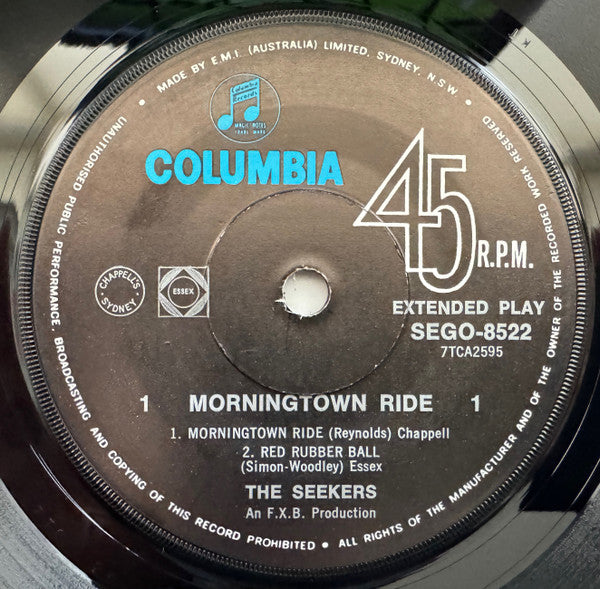 The Seekers – Morningtown Ride 7" vinyl record, image 3 of 4