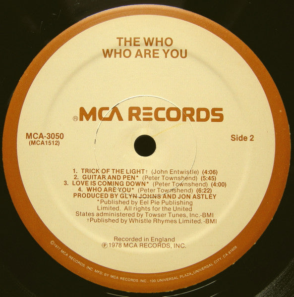 The Who – Who Are You LP vinyl record, image 4 of 6