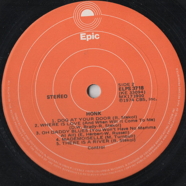 Honk – Honk LP vinyl record, image 3 of 4