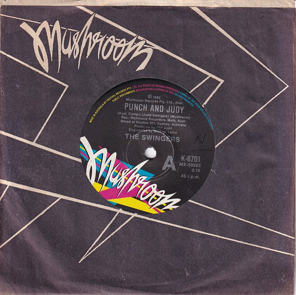 The Swingers – Punch And Judy 7" vinyl record, image 5 of 5