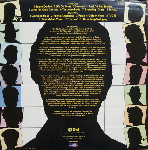 David Bowie – The Best Of Bowie LP vinyl record, image 2 of 5