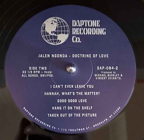 Jalen N'Gonda – Doctrine Of Love LP vinyl record, image 4 of 4