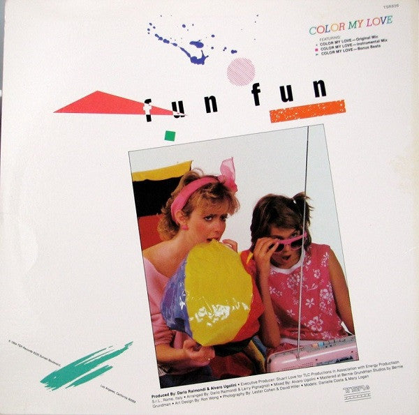 Fun Fun – Color My Love 12" vinyl record, image 2 of 4