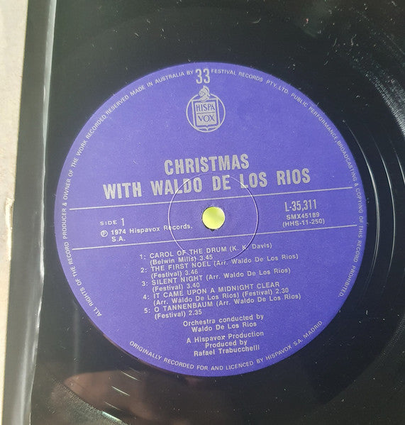 Waldo De Los Rios – Christmas With Waldo De Los Rios LP vinyl record, image 4 of 4