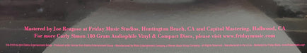 Carly Simon – The Best Of Carly Simon LP vinyl record, image 3 of 4