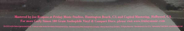 Carly Simon – The Best Of Carly Simon LP vinyl record, image 3 of 4