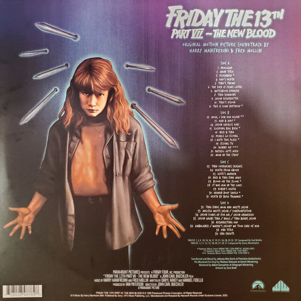 Harry Manfredini, Fred Mollin – Friday The 13th Part VII – The New Blood LP vinyl record, image 4 of 10