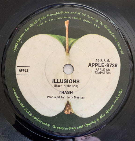 Trash – Road To Nowhere 7" vinyl record, image 2 of 2