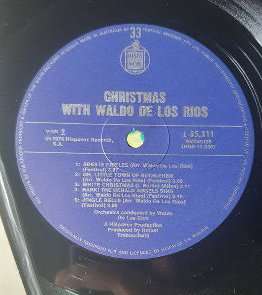 Waldo De Los Rios – Christmas With Waldo De Los Rios LP vinyl record, image 3 of 4