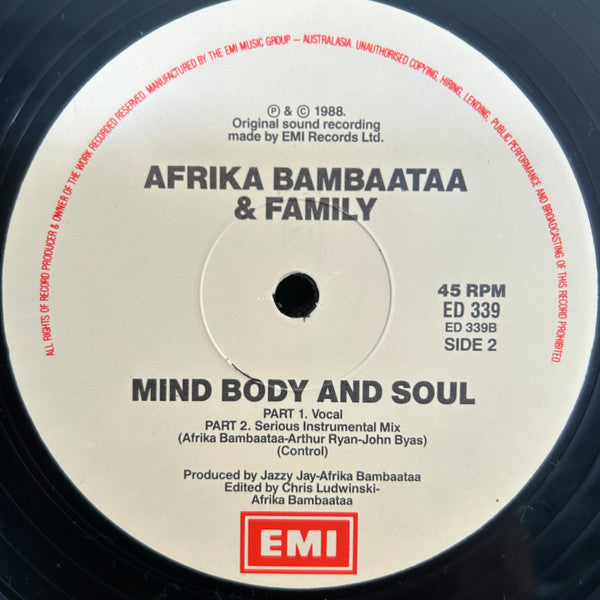 Afrika Bambaataa & Family, UB40 – Reckless 12" vinyl record, image 4 of 4