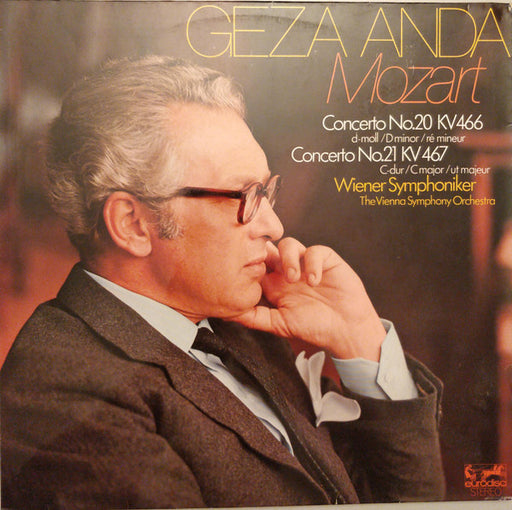 Géza Anda, Wolfgang Amadeus Mozart, Wiener Symphoniker – Concerto No.20 KV 466 - Concerto No.21 KV 467 D-Moll LP vinyl record, image 1 of 6