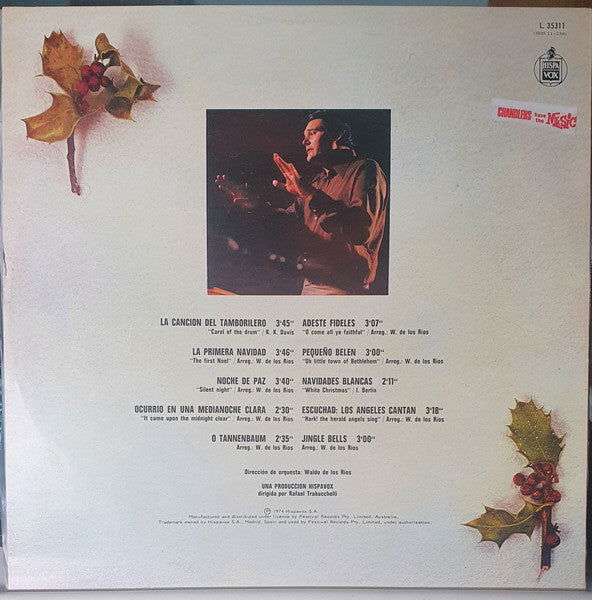 Waldo De Los Rios – Christmas With Waldo De Los Rios LP vinyl record, image 2 of 4