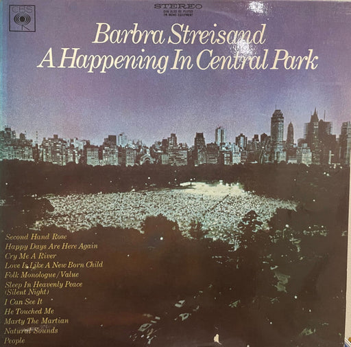 Barbra Streisand – A Happening In Central Park LP vinyl record, image 1 of 4