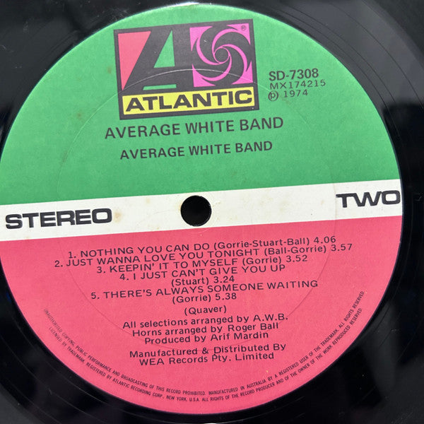 Average White Band – AWB LP vinyl record, image 4 of 4