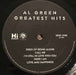Al Green – Greatest Hits LP vinyl record, image 3 of 4