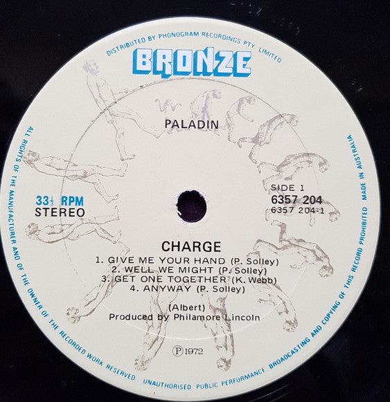 Paladin – Charge! LP vinyl record, image 2 of 3