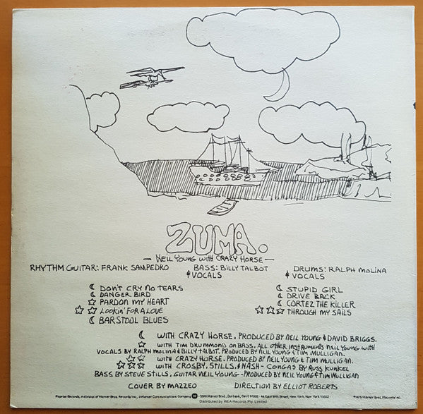 Neil Young, Crazy Horse – Zuma LP vinyl record, image 2 of 4