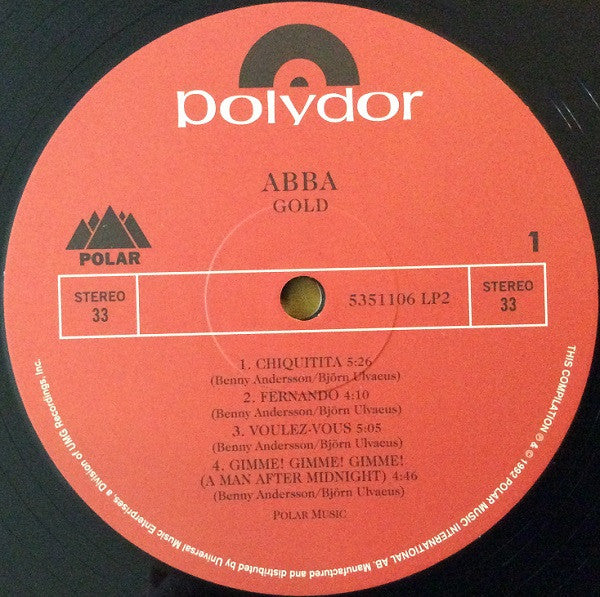 ABBA – Gold (Greatest Hits) (2xLP) LP vinyl record, image 5 of 10
